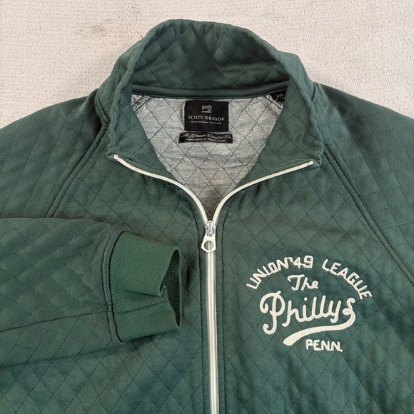 Scotch & Soda Amsterdam The Phillys Union 49 League Penn Champs Jacket Men 2XL